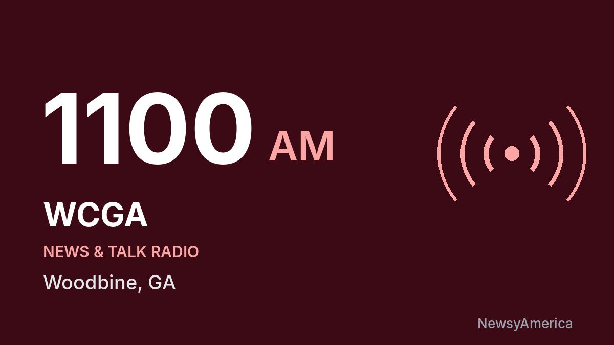 WCGA 1100 AM – Woodbine