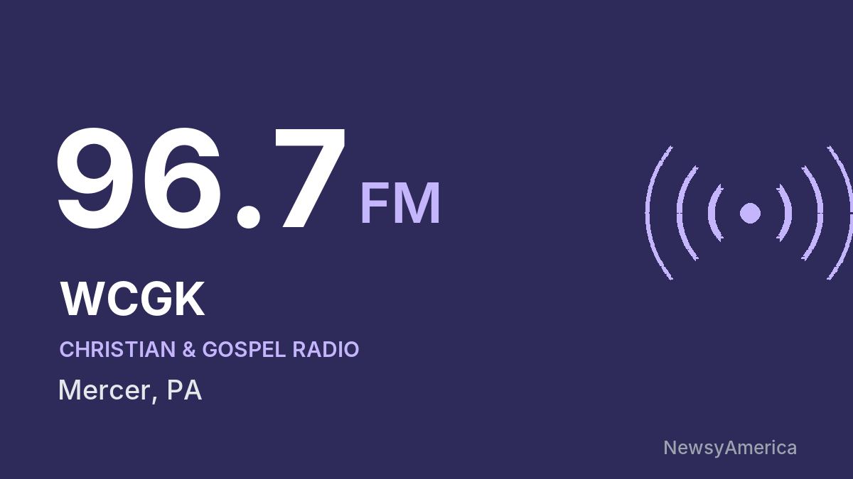 WCGK 96.7 FM – Mercer