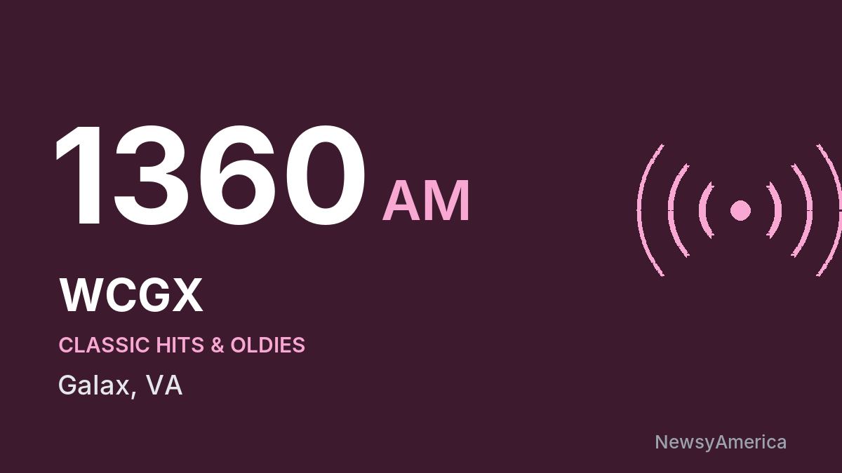 WCGX 1360 AM – Galax