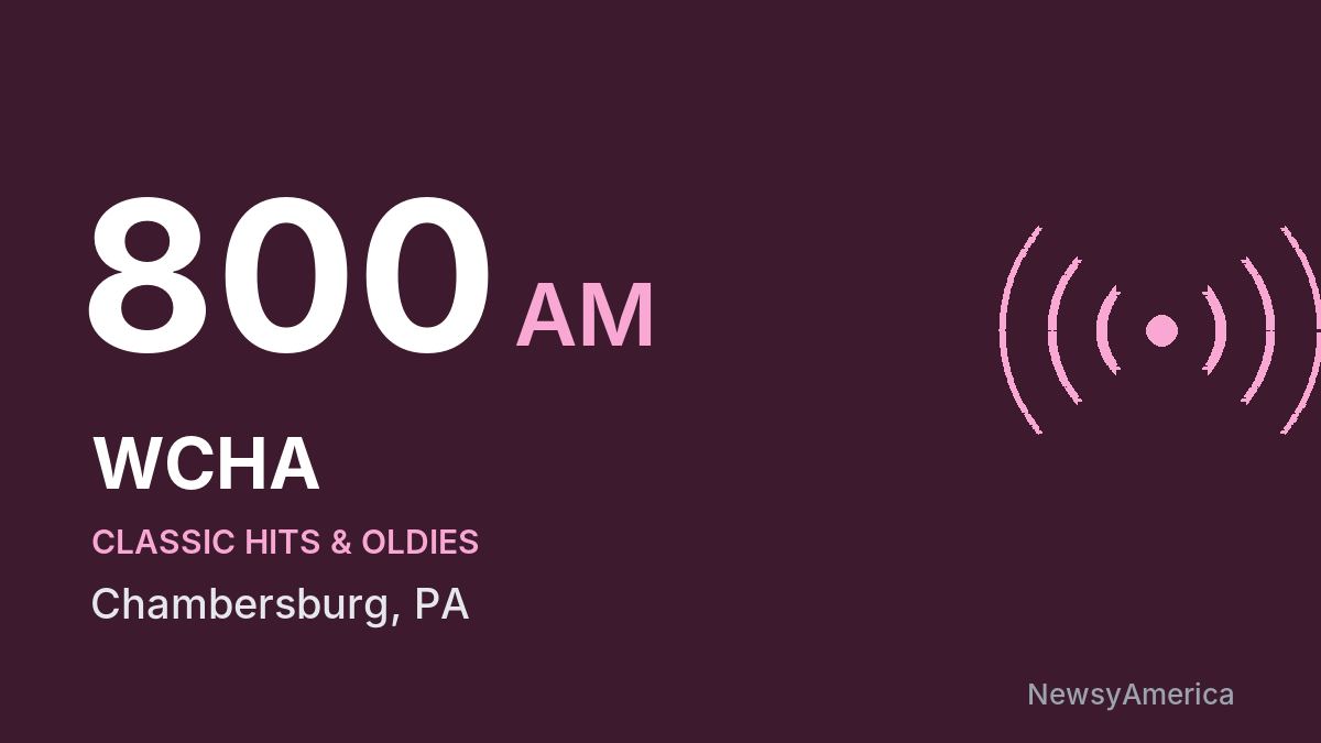 WCHA 800 AM – Chambersburg