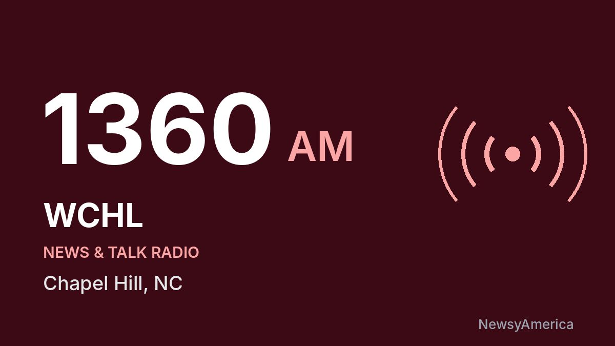 WCHL 1360 AM – Chapel Hill