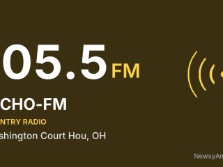 WCHO-FM 105.5 FM, Washington Court Hou, OH
