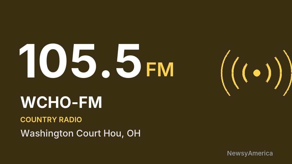 WCHO-FM 105.5 FM – Washington Court Hou