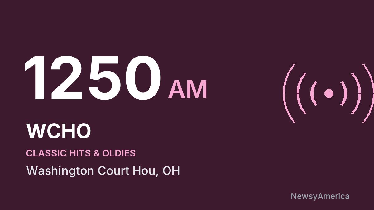 WCHO 1250 AM – Washington Court Hou