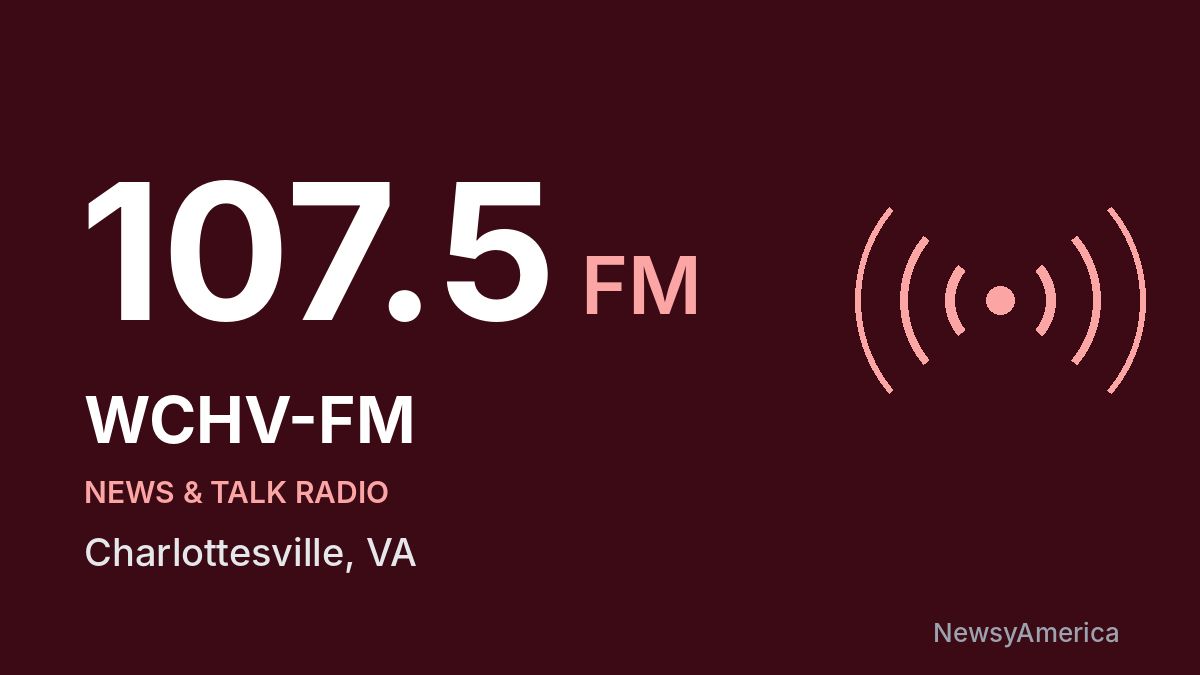 WCHV-FM 107.5 FM – Charlottesville
