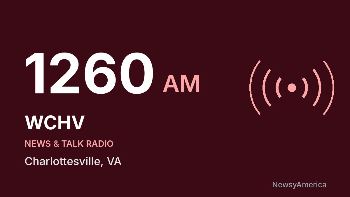 WCHV 1260 AM – Charlottesville