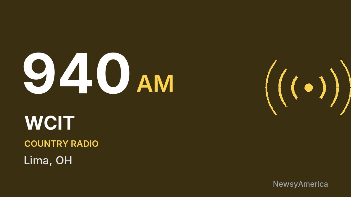 WCIT 940 AM – Lima