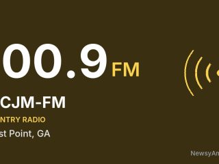 WCJM-FM 100.9 FM, West Point, GA