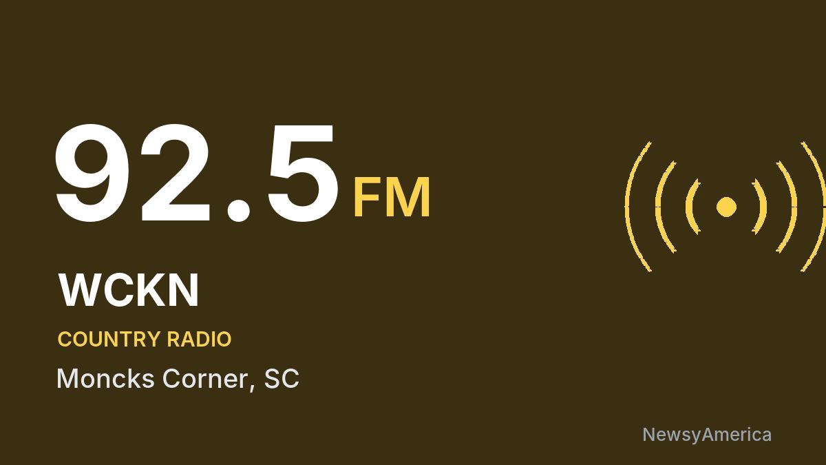 WCKN 92.5 FM – Moncks Corner