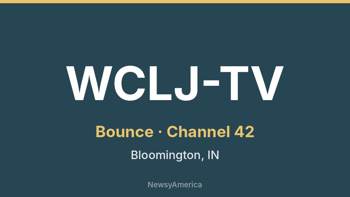 WCLJ-TV – Bounce 42 Indianapolis