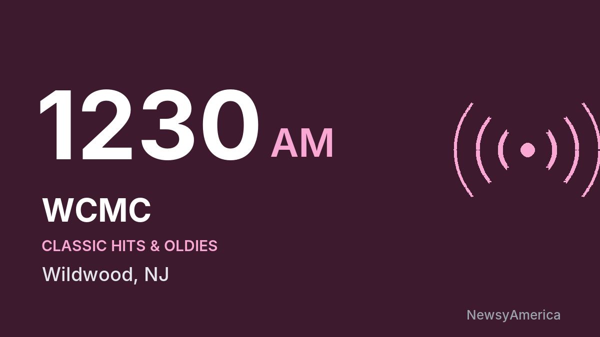 WCMC 1230 AM – Wildwood