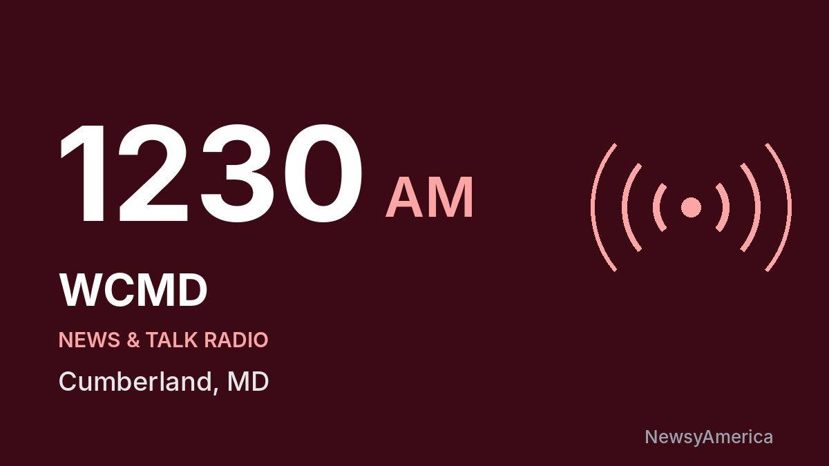 WCMD 1230 AM – Cumberland