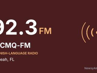 WCMQ-FM 92.3 FM, Hialeah, FL