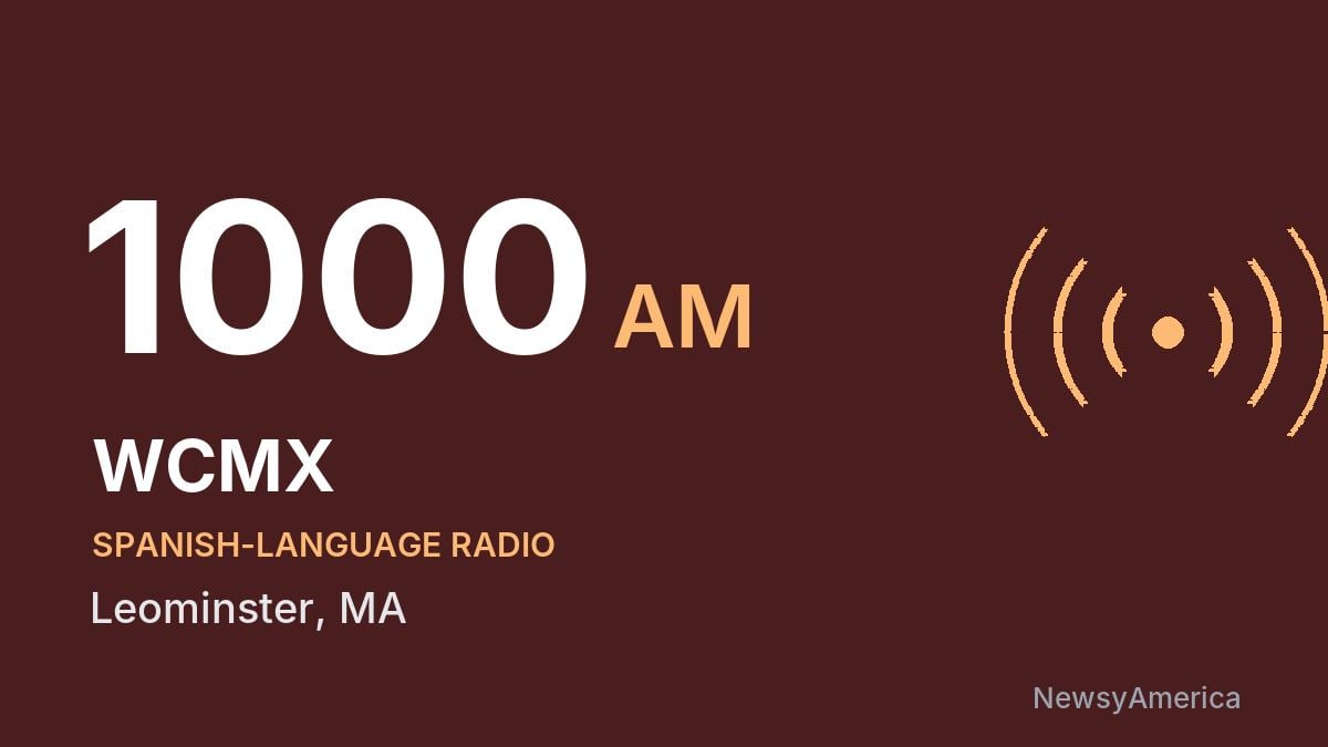 WCMX 1000 AM – Leominster