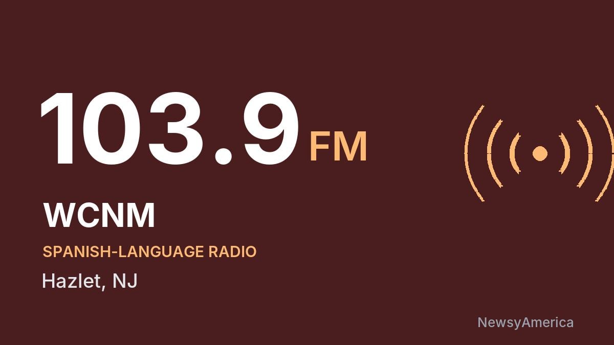 WCNM 103.9 FM – Hazlet