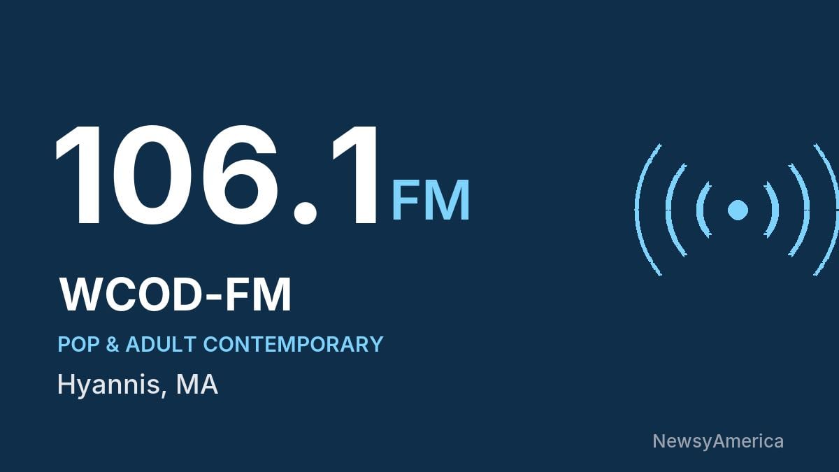 WCOD-FM 106.1 FM – Hyannis
