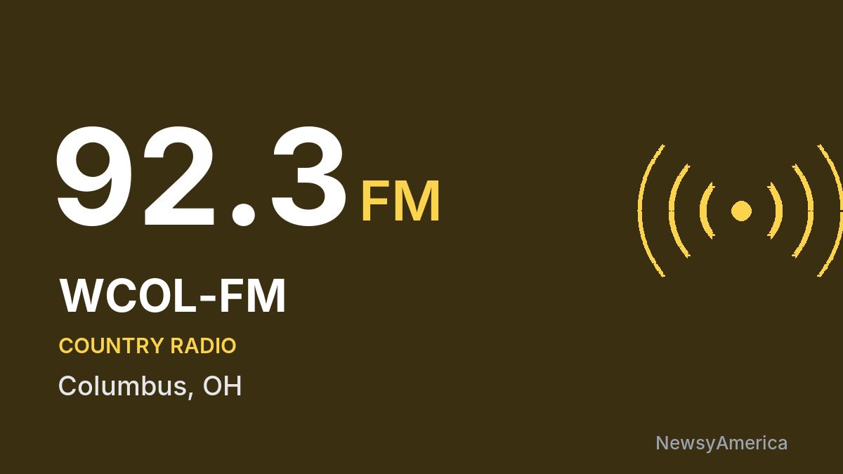 WCOL-FM 92.3 FM – Columbus