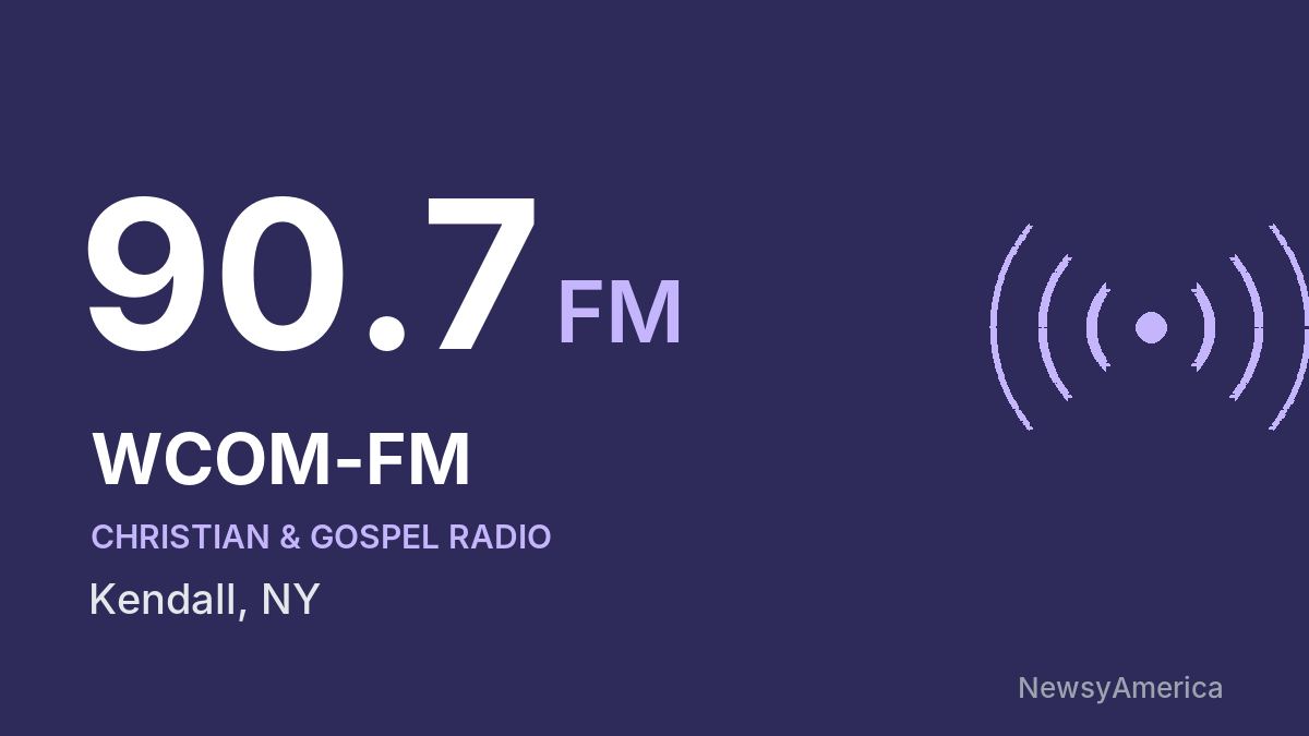 WCOM-FM 90.7 FM – Kendall
