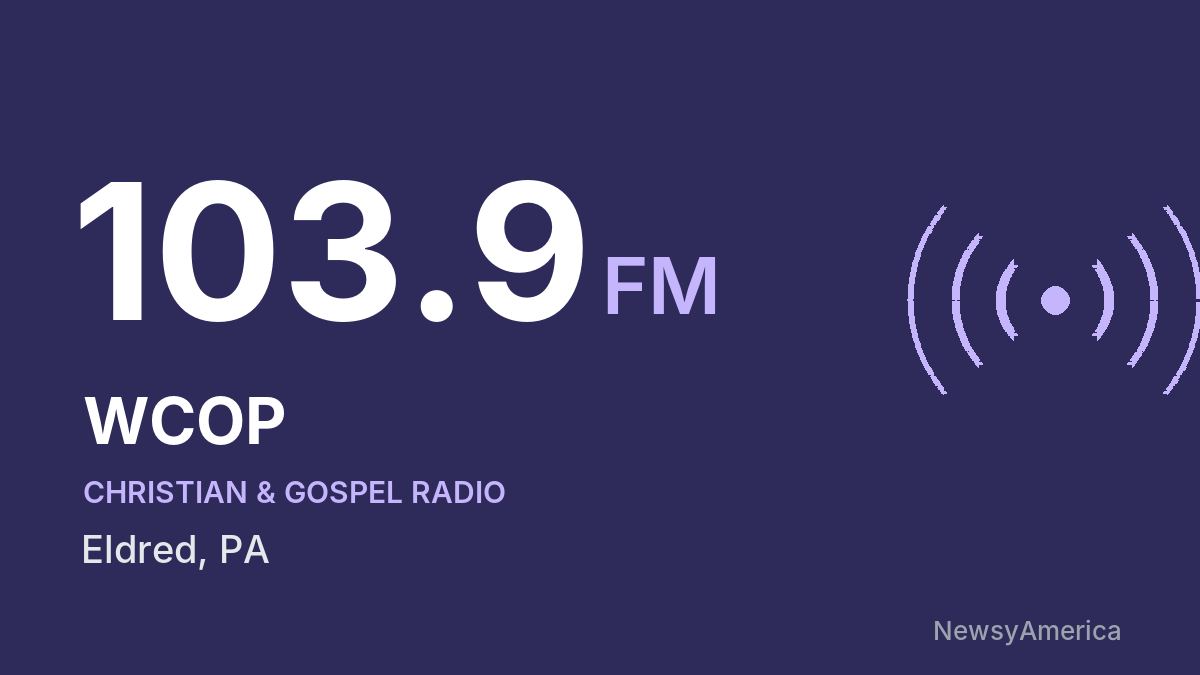 WCOP 103.9 FM – Eldred