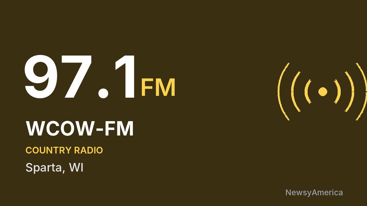 WCOW-FM 97.1 FM – Sparta