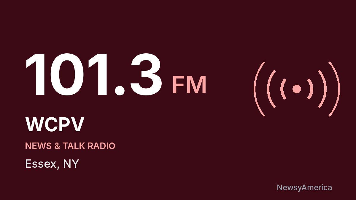 WCPV 101.3 FM – Essex