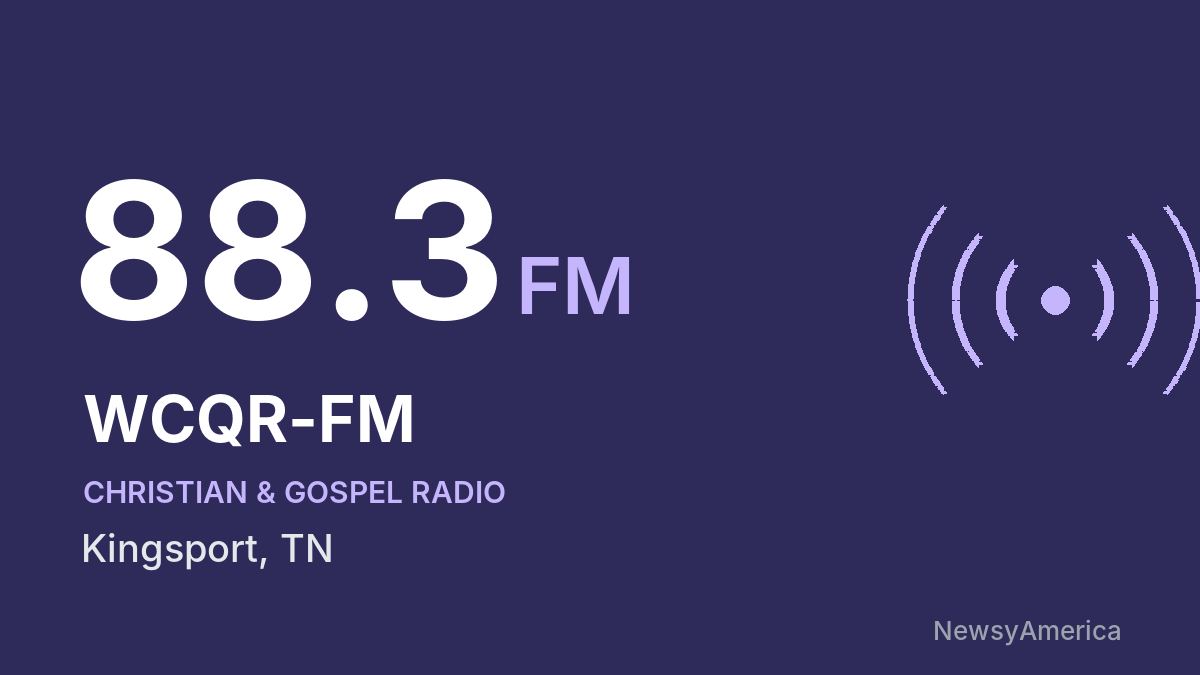 WCQR-FM 88.3 FM – Kingsport