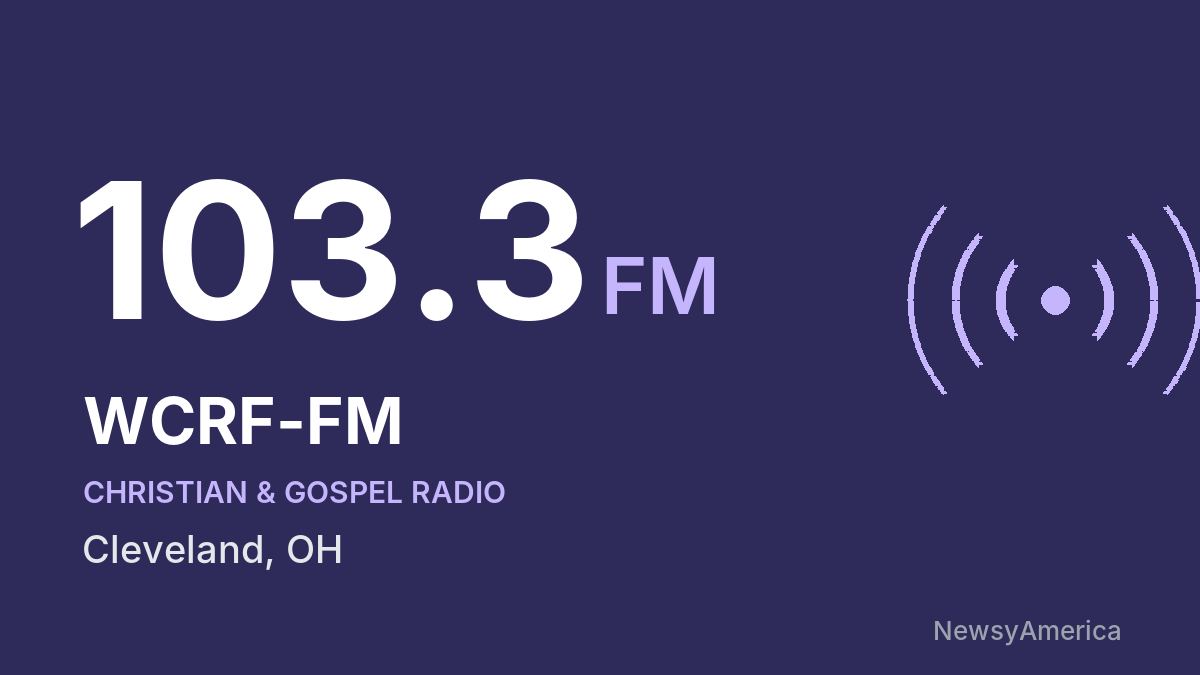 WCRF-FM 103.3 FM – Cleveland