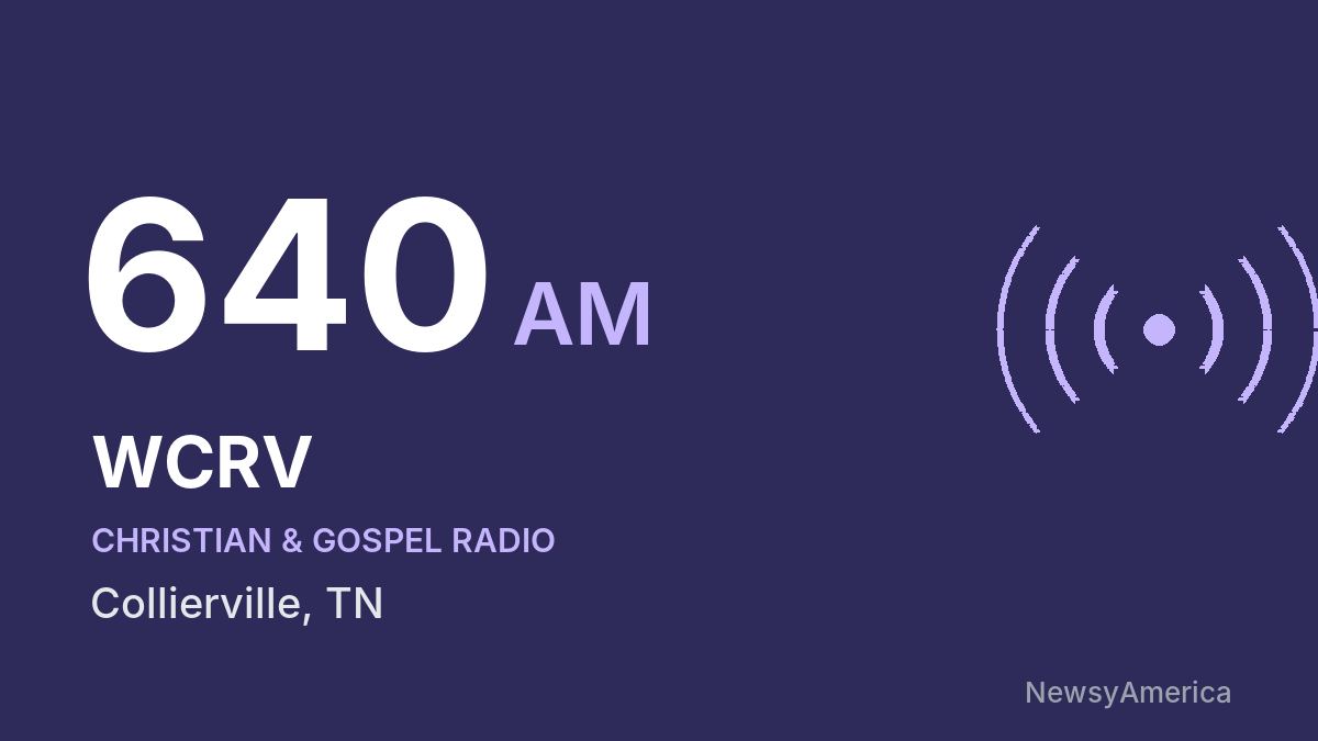 WCRV 640 AM – Collierville