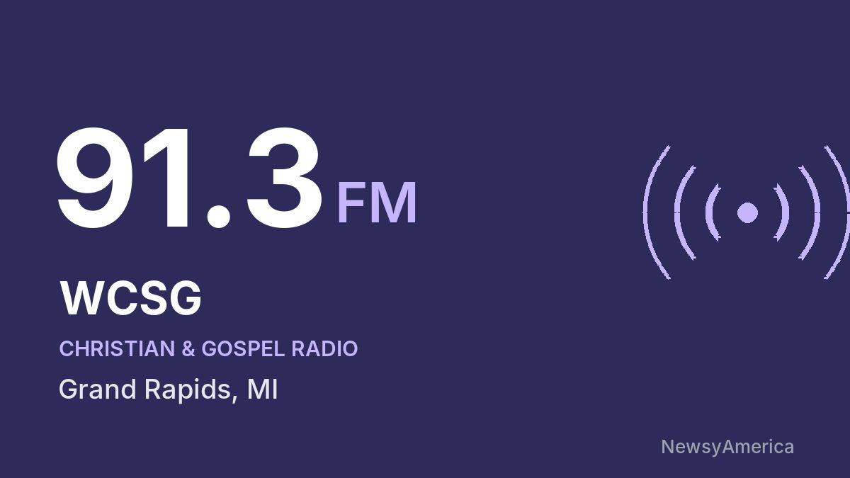 WCSG 91.3 FM – Grand Rapids