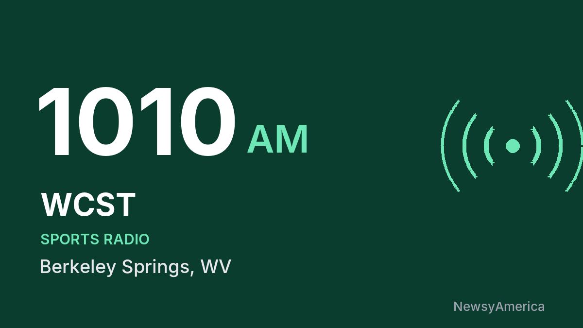 WCST 1010 AM – Berkeley Springs