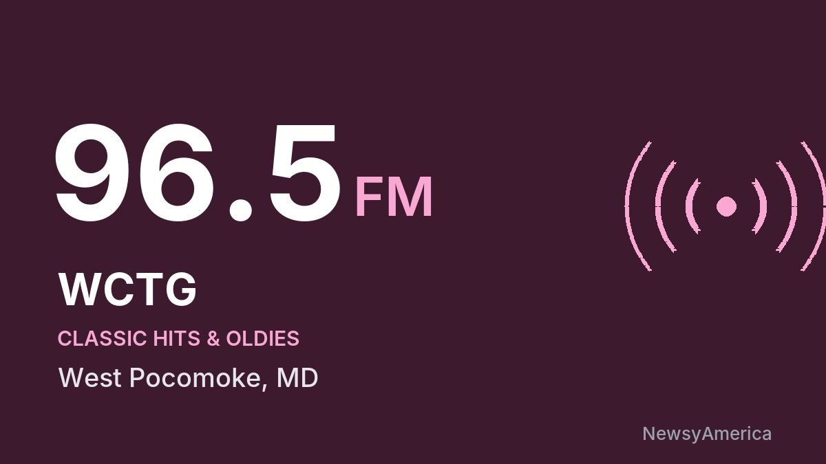 WCTG 96.5 FM – West Pocomoke