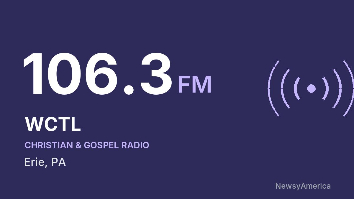 WCTL 106.3 FM – Erie