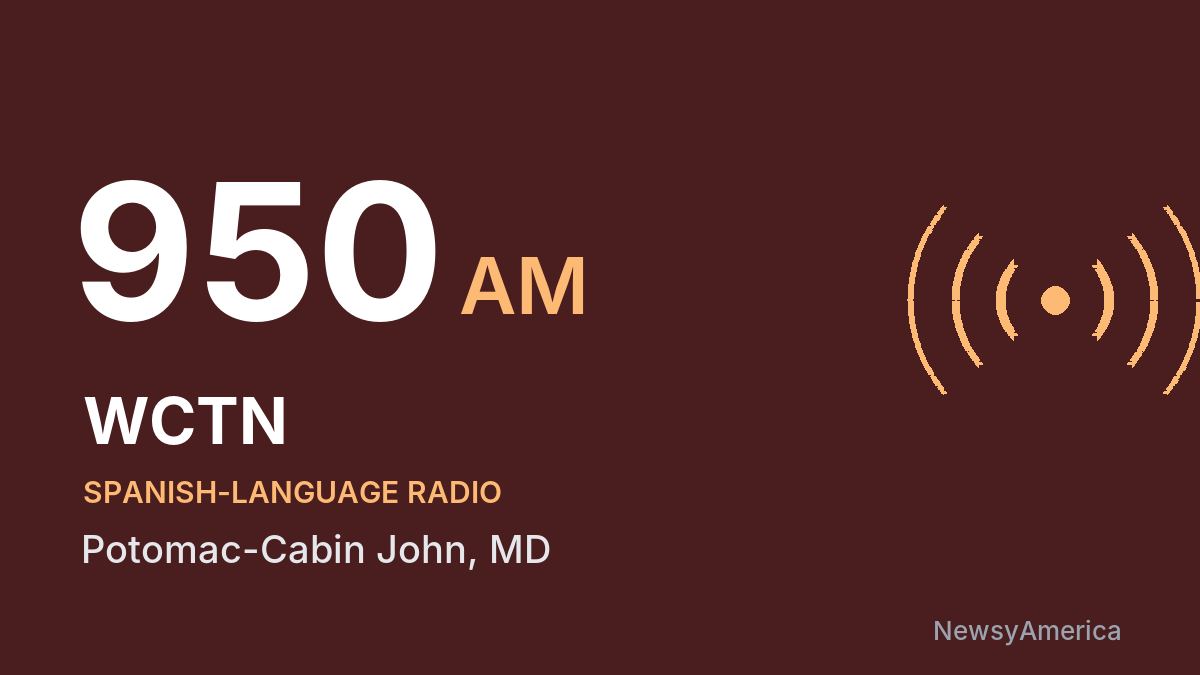 WCTN 950 AM – Potomac-Cabin John