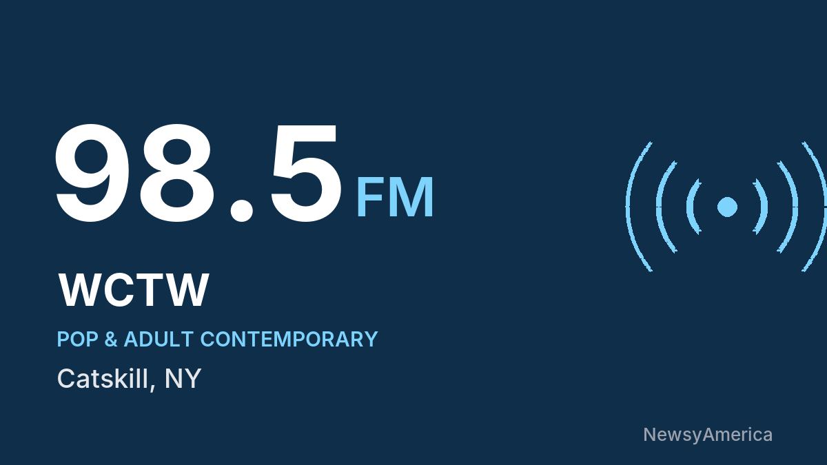 WCTW 98.5 FM – Catskill
