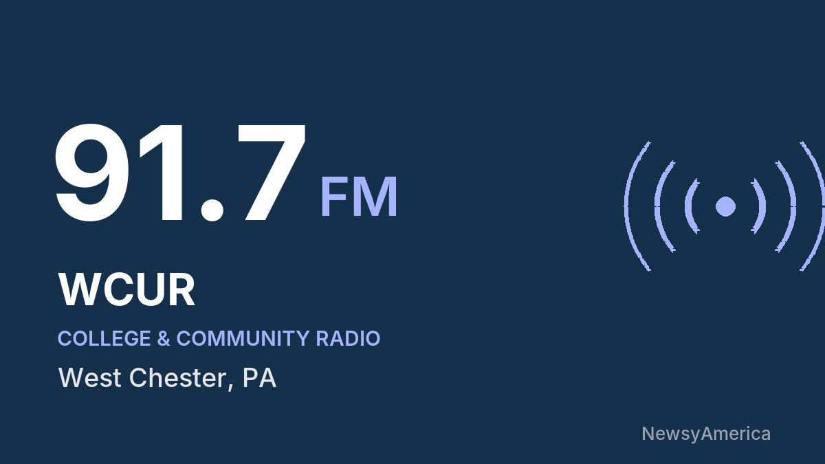 WCUR 91.7 FM – West Chester