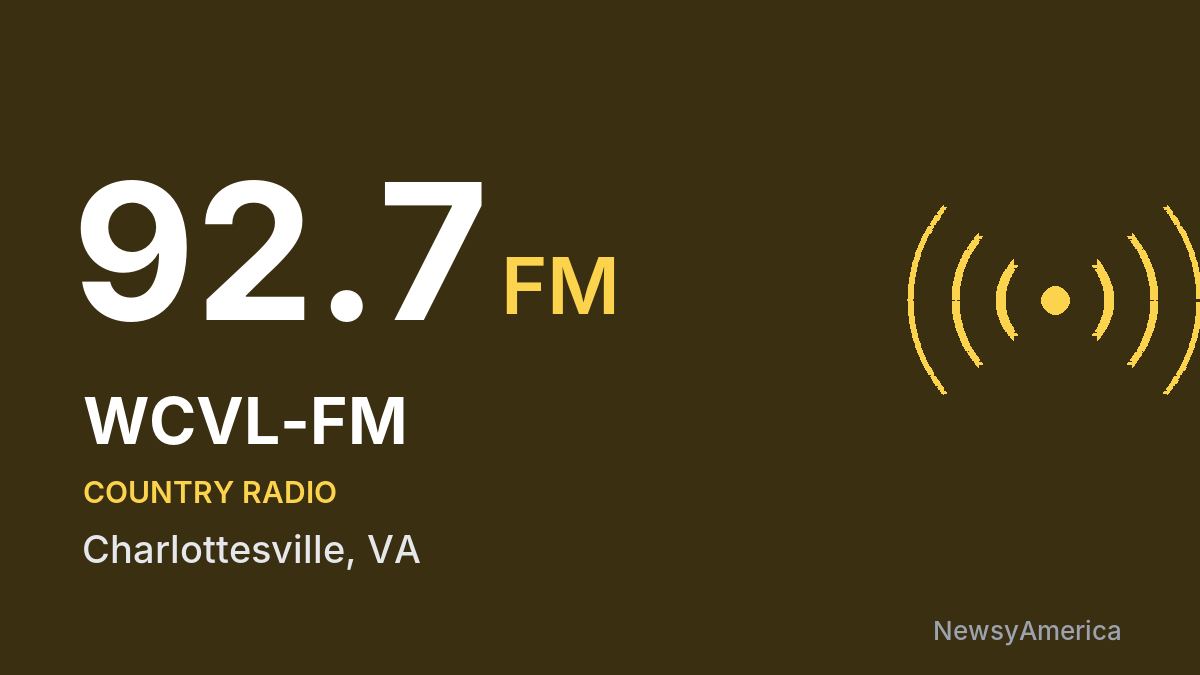 WCVL-FM 92.7 FM – Charlottesville