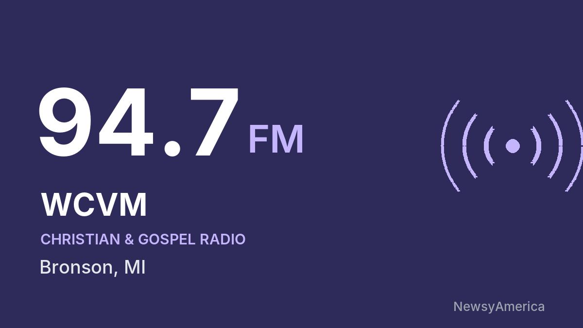 WCVM 94.7 FM – Bronson