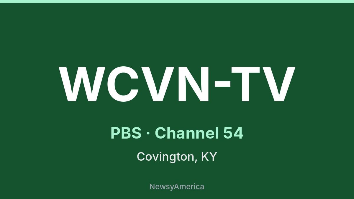 WCVN-TV – PBS 54 Cincinnati