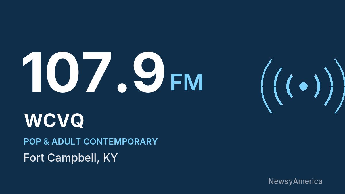 WCVQ 107.9 FM – Fort Campbell