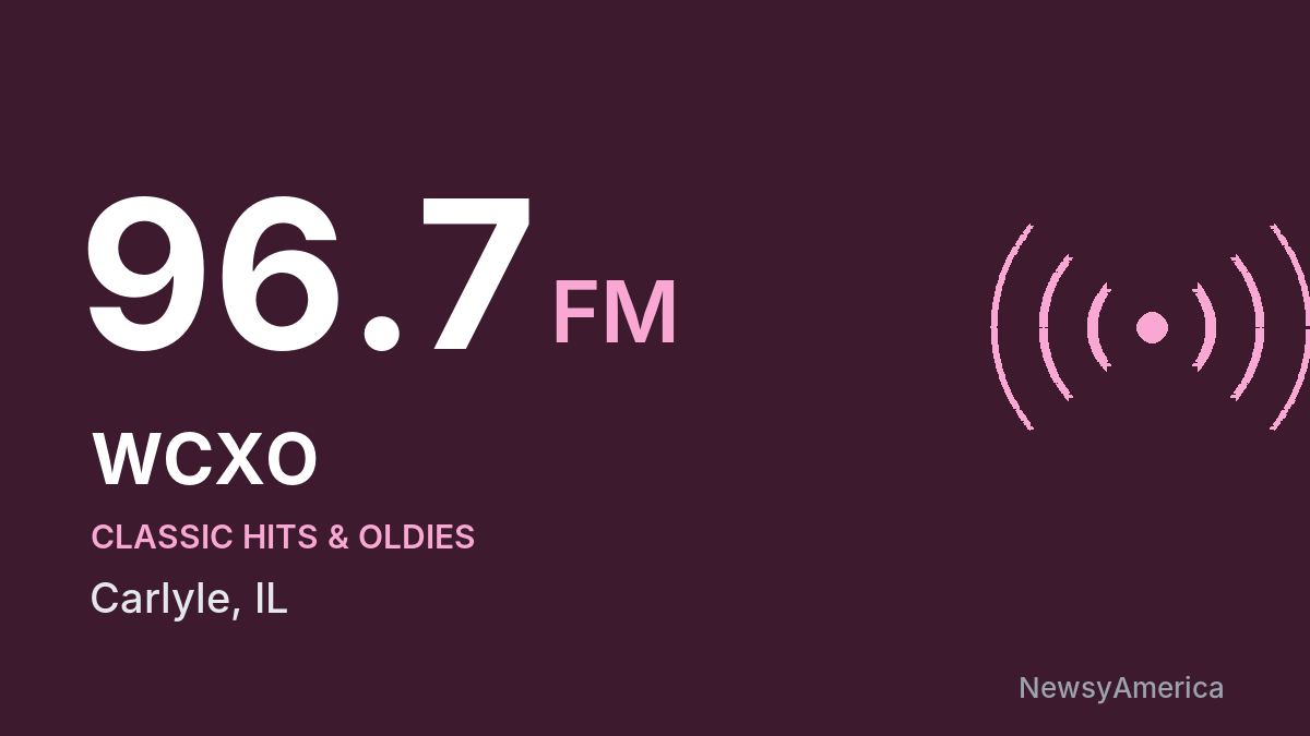 WCXO 96.7 FM – Carlyle