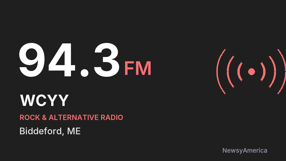 WCYY 94.3 FM – Biddeford