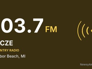 WCZE 103.7 FM, Harbor Beach, MI