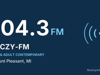WCZY-FM 104.3 FM, Mount Pleasant, MI