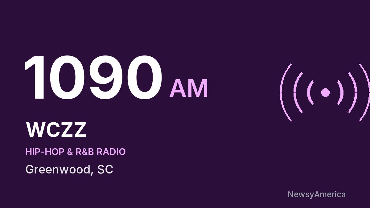 WCZZ 1090 AM – Greenwood