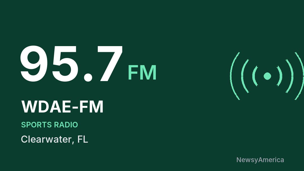WDAE-FM 95.7 FM – Clearwater