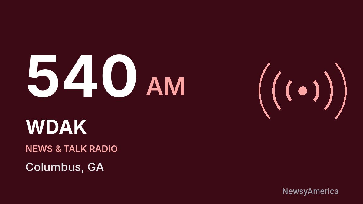 WDAK 540 AM – Columbus