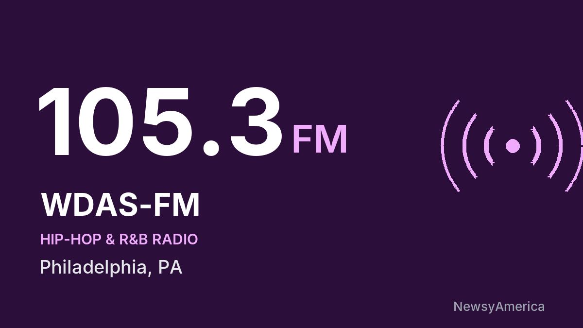 WDAS-FM 105.3 FM – Philadelphia