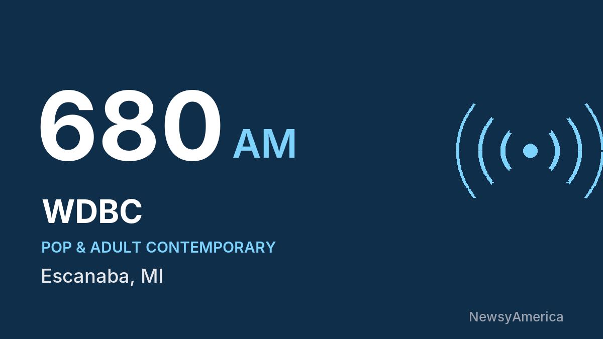 WDBC 680 AM – Escanaba