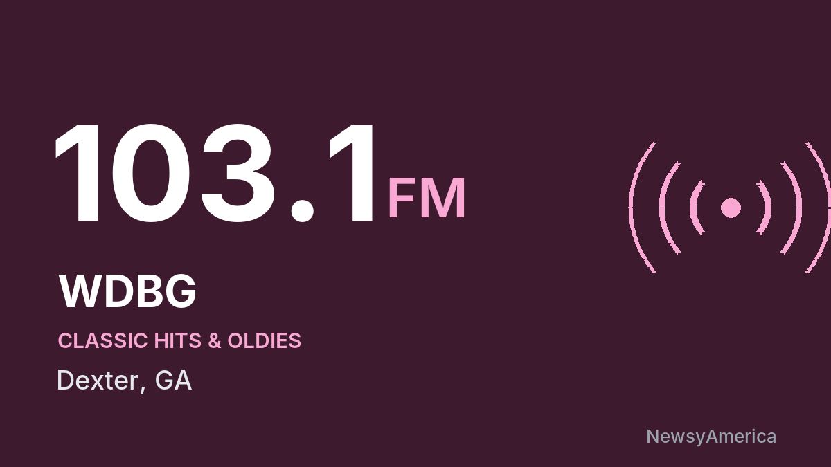 WDBG 103.1 FM – Dexter