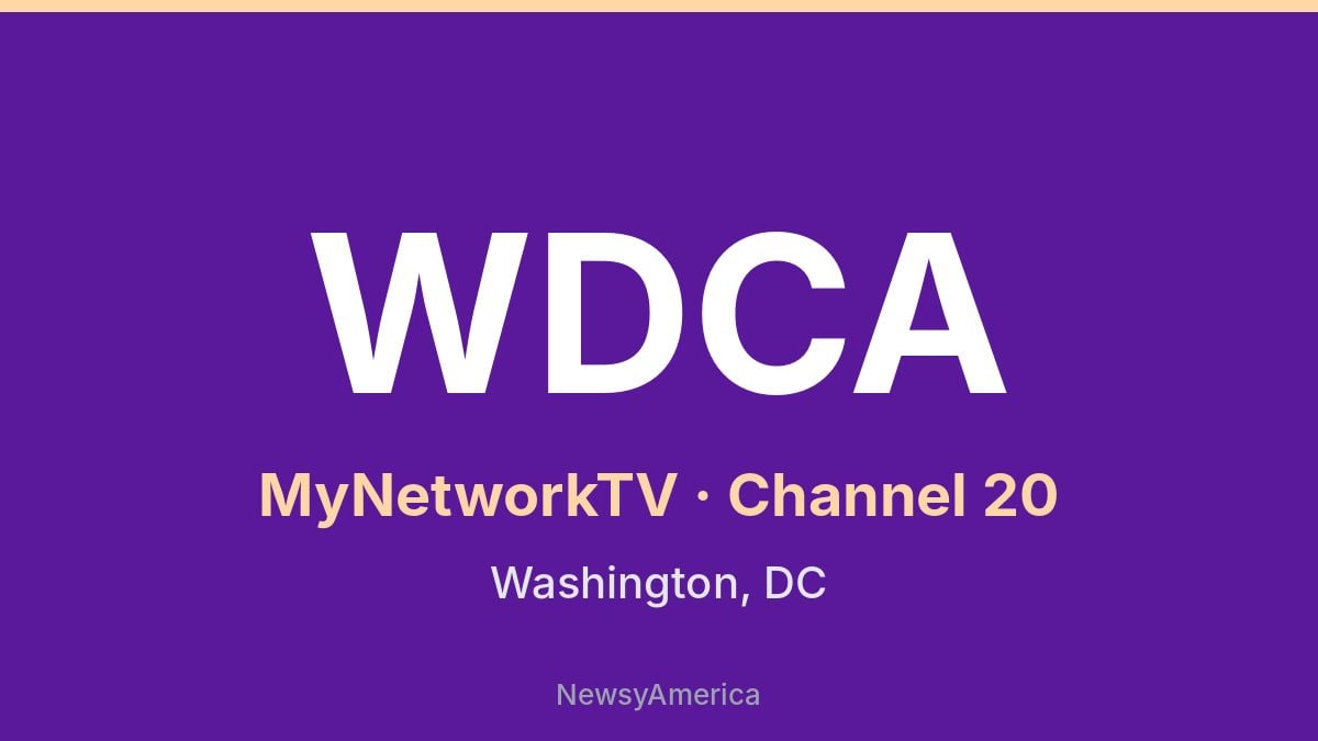 WDCA – MyNetworkTV 20 Washington
